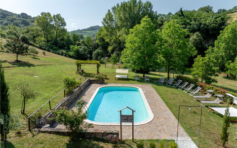 Montaione Country House Amarrante, Pool, Ac: Albero, Piscina, Giardino, Shade, Backyard, Ricorrere, Eco Hotel, Cortile, Prato, Terme