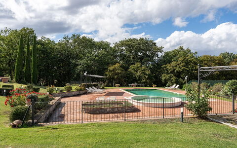 Dimora Di Castroncello: Albero, Paesaggio, Giardino, Prato, Parco, Landscaping, Shade, Estate, Cortile