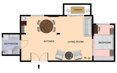 La Casa del Saggio: Mobilia, Pavimento, Camera Da Letto, Letto, Camera, Design, Lampada, Cuscino, Soggiorno