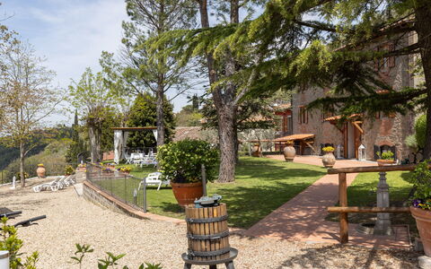 Agriturismo Casa Da Pietro: Vaso Di Fiori, Giardino, Cortile, Pianta Della Casa, Landscaping, Sedia, Backyard, Cortile, Hacienda