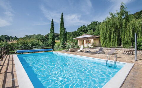 Casa Lavanda, Ac, Wifi, Narni: Piscina, Blu, Materiale Composito, Tempo Libero, Ricorrere, Eco Hotel, Mobili Da Esterno, Shade, Giochi D'Acqua, Terme