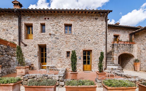 Relais la Costa: Parete, Brick, Muro ​​Di Pietra, Vaso Di Fiori, Muratura, Cobblestone, Giardino, Cortile, Flagstone, Design