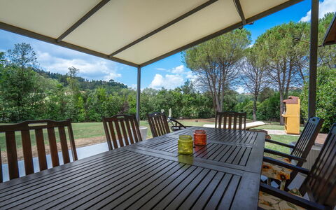 Casale La Canigiana, House, Pool, San Miniato: Mobilia, Mobili Da Esterno, Tavolo Esterno, Tavolo, Shade, Sedia, Struttura Esterna, Cucina & Sala Da Pranzo Tavolo, Portico, Terrazza