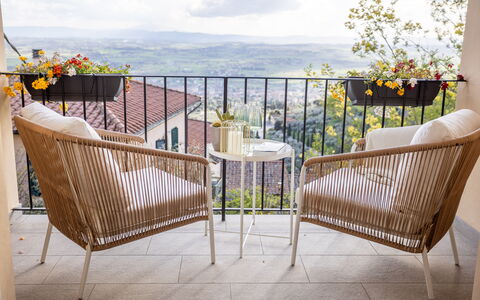 Casa Coccinella: Mobilia, Mobili Da Esterno, Sedia, Tavolo, Tavolo Esterno, Di Vimini, Balcone, Terrazza, Shade, Tavolino Da Caffè