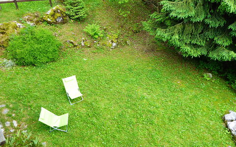 Chalet Giove: Erba, Arbusto, Giardino, Prato, Groundcover, Backyard, Cortile, Landscaping, Sempreverde