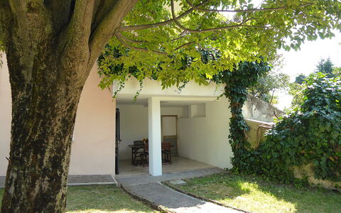 Villa Rosa Apartment: Giardino, Shade, Backyard, Prato, Cortile, Landscaping, Cortile, Illuminazione Diurna, Hacienda