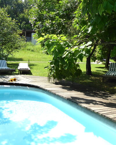 Chalet Fagarè, Pool, Sauna, Prosecco Hills: Piscina, Mobili Da Esterno, Mobilia, Shade, Backyard, Ricorrere, Giardino, Sedia, Ombrello, Tempo Libero