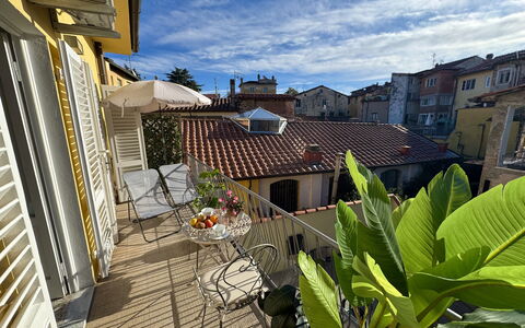 Casa Capolino: Quartiere, Casa, Appartamento, Balcone, Vaso Di Fiori, Pianta Della Casa