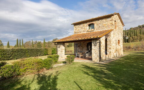 La Casina Honeymoon Cottage, Badia Agnano: Erba, Arbusto, Paesaggio, Pascolo, Lotto, Area Rurale, Villetta, Porta, Agriturismo