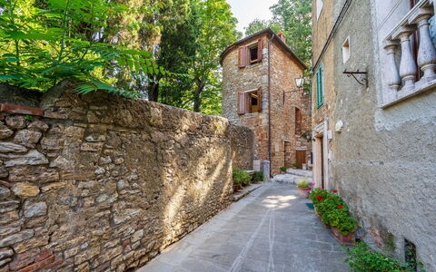 Torre di Serre: Parete, Brick, Vicolo, Muratura, Muro ​​Di Pietra, Flagstone, Cobblestone, Passerella, Vaso Di Fiori, Driveway