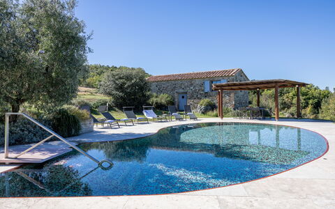 Il Gabbro, Luxury Experience: Blu, Acqua, Piscina, Riflessione, Serbatoio, Giochi D'Acqua, Reflecting Pool, Stagno
