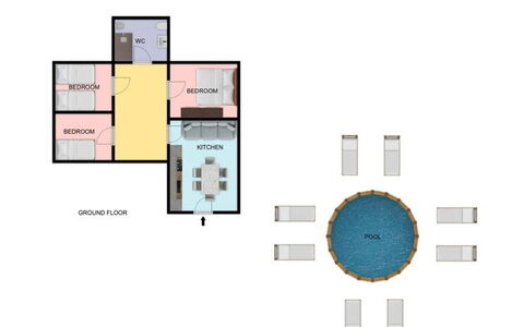 Villa Altavista: Design, Soggiorno