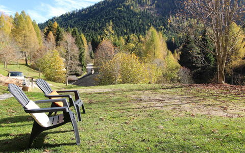 Chalet Genzianella: Paesaggio, Foresta, Mobili Da Esterno, Larice, Giardino, Valle, Landscaping, Prato