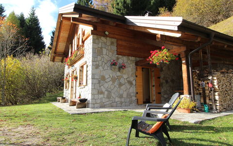 Chalet Genzianella: Legna, Casa, Villetta, Casa, Tetto, Porta, Agriturismo, Cortile, Log Cabin, Giardino