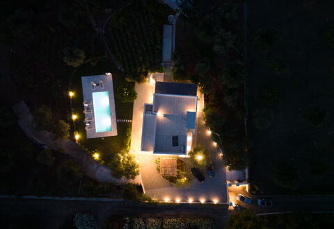 Lacorte di Ninetta: Piscina, Estate, Ricorrere, Eco Hotel, Crepuscolo, Paesaggio Di Illuminazione, Villa, Landscaping, Notte, Dimora