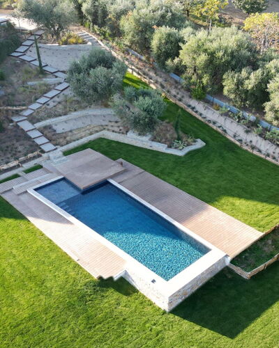 Villa Carciofa: Giardino, Arbusto, Piscina, Landscaping, Backyard, Estate, Prato, Cortile, Villa, Cortile