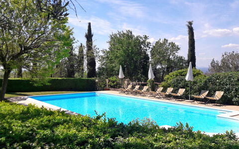 Podere Peteglia: Piscina, Arbusto, Ricorrere, Giardino, Landscaping, Mobili Da Esterno, Hacienda, Estate, Eco Hotel, Shade