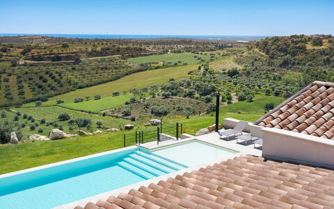 Villa Netina: Piscina, Blu, Ricorrere, Materiale Composito, Villa, Eco Hotel, Design, Piastrella, Terme, Hotel