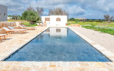 Terracorte Villa: Blu, Acqua, Piscina, Materiale Composito, Giochi D'Acqua, Riflessione, Reflecting Pool, Passerella, Flagstone, Piastrella