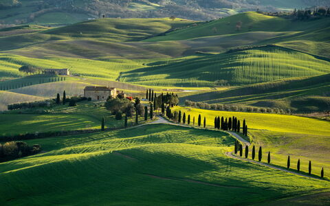 Il Gallinaio, Vivo D'Orcia: Erba, Paesaggio Naturale, Collina, Pascolo, Paesaggio, Highland, Campo, Plain, Area Rurale, Prato