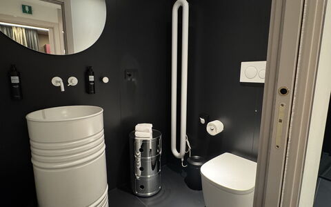 Villa Bocchi: Toilet Seat, Gabinetto, Idraulico Fixture, Idraulico, Bagno, Piastrella