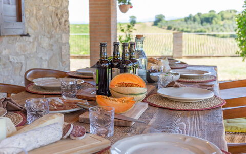 Casale Nido: Mobilia, Tavola, Tavolo, Sedia, Serveware, Cibo, Cucina & Sala Da Pranzo Tavolo, Tovaglia, Dishware, Piatto