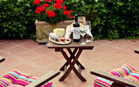 Selvamica: Mobilia, Mobili Da Esterno, Tavolo, Sedia, Tavolo Esterno, Vaso Di Fiori, Giardino, Shade, Di Vimini, Terrazza
