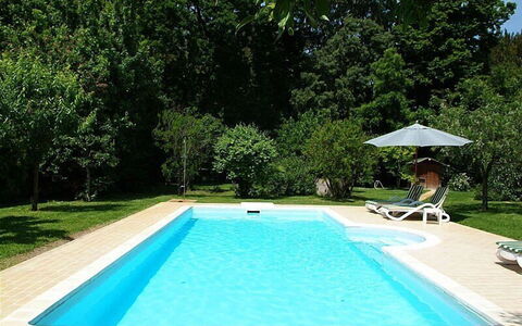 Villa Castellani: Piscina, Ricorrere, Materiale Composito, Tempo Libero, Shade, Eco Hotel, Mobili Da Esterno, Backyard, Giochi D'Acqua, Giardino