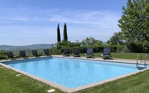 Podere i Prati: Blu, Piscina, Mobili Da Esterno, Ricorrere, Shade, Lettino, Giardino, Landscaping, Estate, Eco Hotel