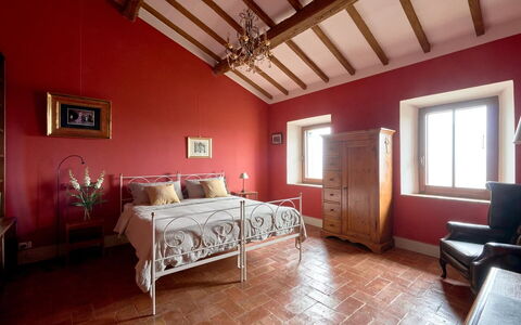 Podere i Prati: Mobilia, Interior Design, Letto, Parete, Camera Da Letto, Pavimentazione, Pavimento, Legna, Soffitto, Camera