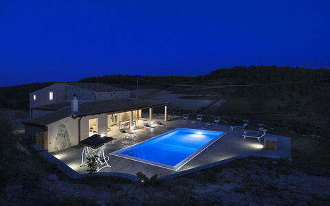 Villa Belvedere: Blu, Piscina, Ricorrere, Estate, Mobili Da Esterno, Villa, Terme, Eco Hotel, Sedia, Hotel