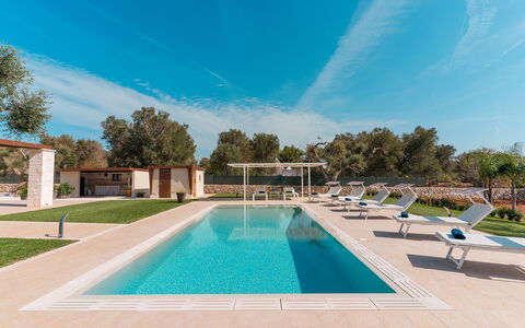 Villa Il Gelsomino: Piscina, Ricorrere, Materiale Composito, Estate, Shade, Terme, Giochi D'Acqua, Hacienda, Design, Villa