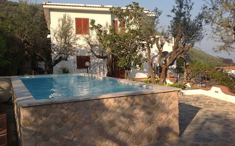 Villa Sea Breeze: Piscina, Materiale Composito, Giochi D'Acqua, Hacienda, Backyard, Ricorrere, Vaso Di Fiori, Estate, Eco Hotel, Pianta Della Casa