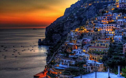Casa Amalfitana: Costa, Mare, Costiera E Morfologie Oceanic, Orizzonte, Oceano, Promontorio, Promontorio, Riva, Scogliera