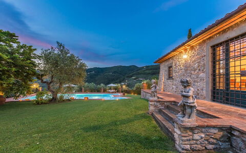 Villa del Colle: Piscina, Estate, Ricorrere, Eco Hotel, Hacienda, Agriturismo, Crepuscolo, Villa, Notte, Terme