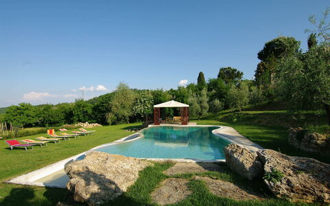 Villa Incanto: Giardino, Piscina, Prato, Landscaping, Backyard, Cortile, Parco, Eco Hotel, Hacienda, Giochi D'Acqua