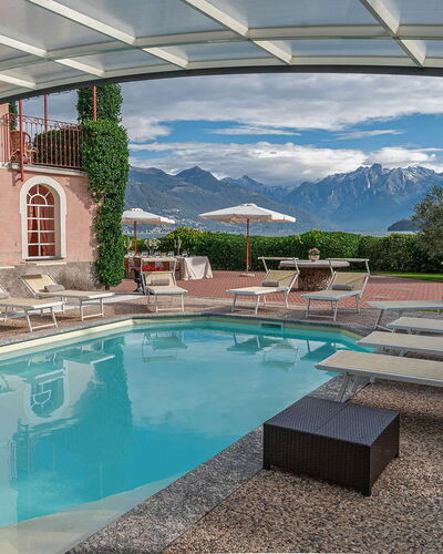 Villa Meridiana: Collina, Catena Montuosa, Giardino, Ricorrere, Estate, Piscina, Valle, Hill Station, Eco Hotel, Alpi