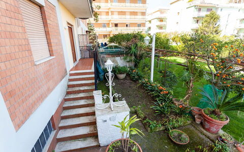 Casa Milena: Arbusto, Giardino, Vaso Di Fiori, Balcone, Cortile, Landscaping, Pianta Della Casa, Hacienda, Cortile