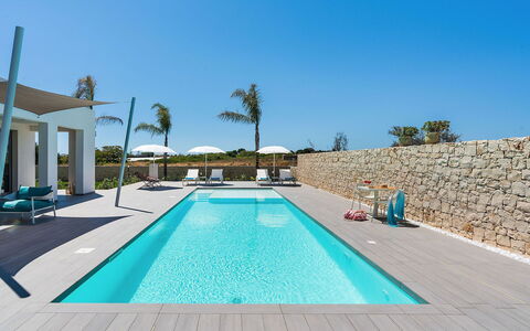 Il Palmeto: Blu, Piscina, Ricorrere, Eco Hotel, Materiale Composito, Mobili Da Esterno, Tempo Libero, Shade, Villa, Hotel