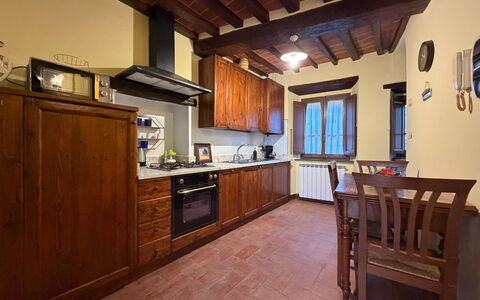 Terrazzino Margherita: Mobilia, Legna, Interior Design, Pavimentazione, Soffitto, Controsoffitto, Cabinetry, Pavimento, Cucina, Camera