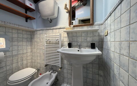 Terrazzino Margherita: Parete, Idraulico Fixture, Toilet Seat, Lavello, Rubinetto, Bagno, Idraulico, Gabinetto, Lavandino Del Bagno, Piastrella