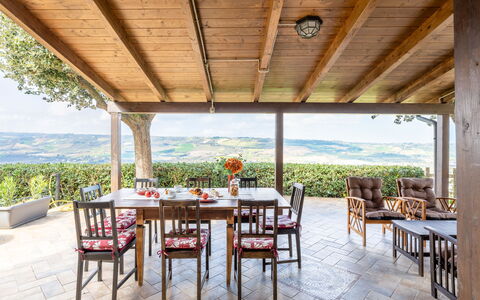 Casale Dolcemare: Mobilia, Legna, Tavolo, Sedia, Interior Design, Cucina & Sala Da Pranzo Tavolo, Pavimentazione, Mobili Da Esterno, Tavolo Esterno, Portico