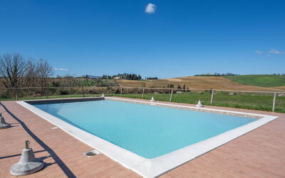 Il Giuncheto, Pool, Amazing View, Umbrian Countrys: Piscina, Materiale Composito, Shade, Ricorrere, Terme, Giochi D'Acqua, Piastrella, Mobili Da Esterno, Hacienda, Villa