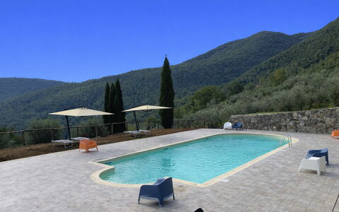 Borgo Antico, Pool, Barberino del Mugello: Geografia Montane, Piscina, Montagna, Collina, Catena Montuosa, Hill Station, Ricorrere, Mobili Da Esterno, Eco Hotel, Cresta