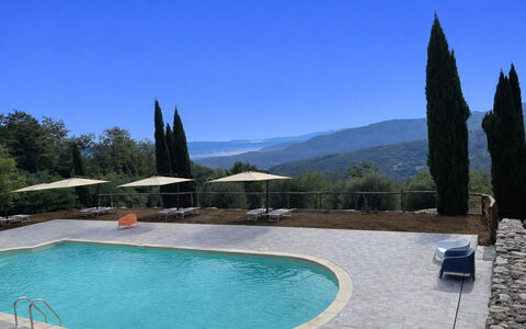 Borgo Antico, Pool, Barberino del Mugello: Piscina, Mobili Da Esterno, Larice, Ricorrere, Shade, Eco Hotel, Sempreverde, Landscaping