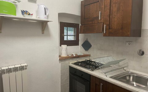 Borgo Antico, Pool, Barberino del Mugello: Elettrodomestico Da Cucina, Cucina, Apparecchio Major, Controsoffitto, Legna, Lavandino Della Cucina, Cucina Stufa, Pavimentazione, Cabinetry, Elettrodomestico