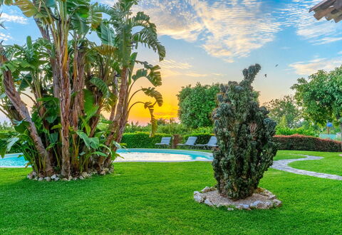 Villa Polistena: Blu, Verde, Erba, Arbusto, Paesaggio, Giardino, Piscina, Prato, Ricorrere