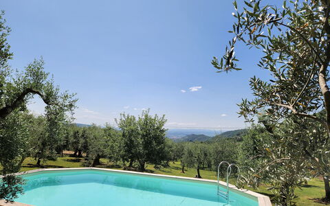 Il Casale di San Jacopo con Piscina Privata: Blu, Piscina, Shade, Backyard, Landscaping, Giardino, Eco Hotel, Estate, Ricorrere, Cortile