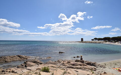 Appartamento Tamara, Budoni: Blu, Acqua, Corpo D'Acqua, Spiaggia, Costa, Costiera E Morfologie Oceanic, Mare, Orizzonte, Riva, Estate