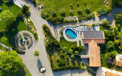 Villa Ombrone: Paesaggio, Urban Design, Giardino, Piscina, Visione Globale, Landscaping, Estate, Prato, Design, Parco
